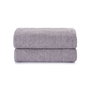 Mijolnir Juego de toallas de baño Slick - Grey (2 piezas)